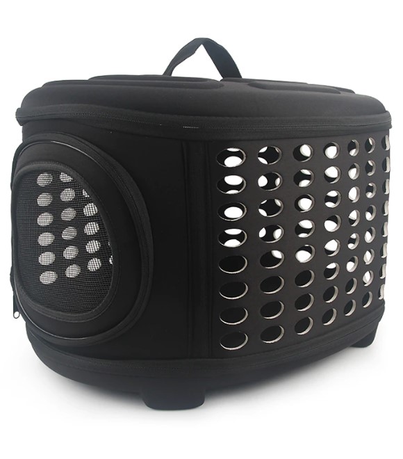 Pets.Love.Earth Pet backpack Black/Beiage/Pink L