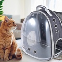 Pets.Love.Earth Pet backpack  Transparent and Black,Silver,Blue,Grey