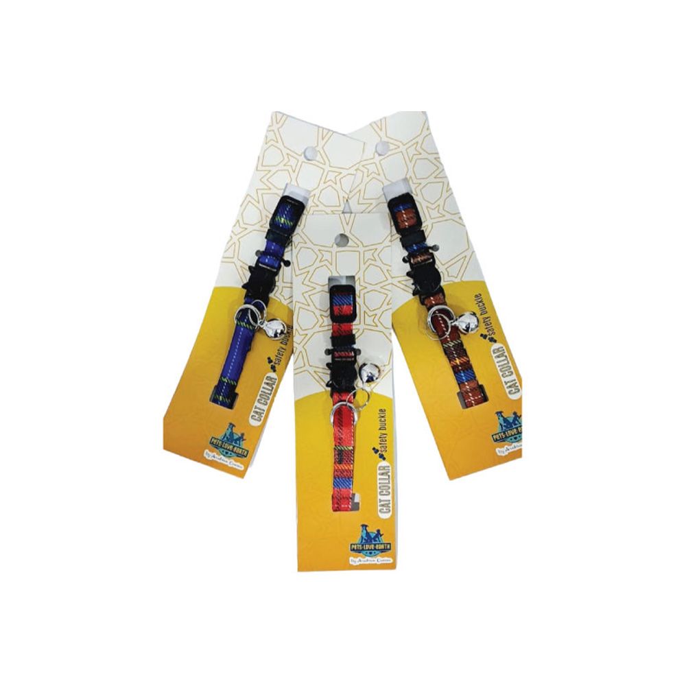 Pets.Love.earth Nylon British grid safe collar