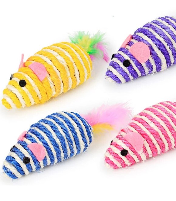 Pets.Love.Earth Sisal Mouse and Cat Toy