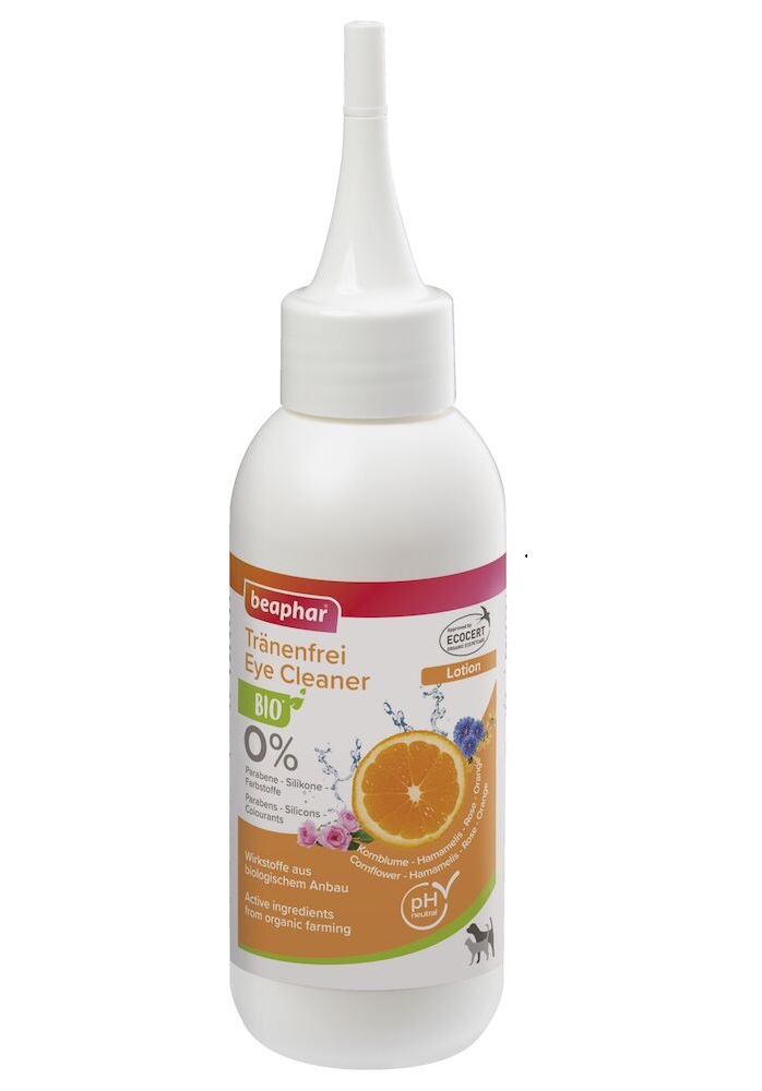 Beaphar Bio Cosmetic Eye Lotion 100ml - with Floral Water &amp; Orange