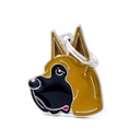 My Family Friends ID Tag - Great Dane Fawn