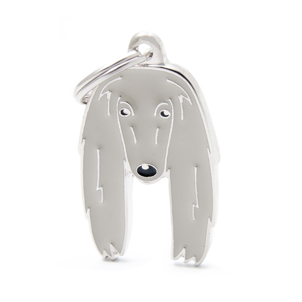 My Family Friends ID Tag - Afghan Hound
