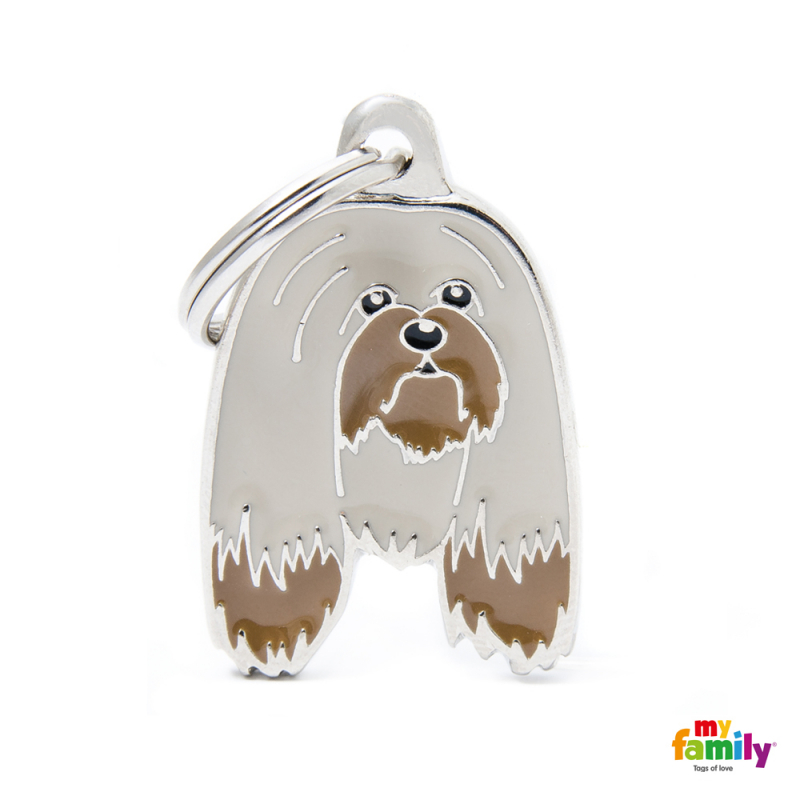 My Family Friends ID Tag - Lhasa Apso