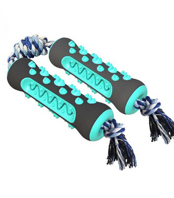 Pet Interest Bone Dog Dental Chew Toy Accua/Black