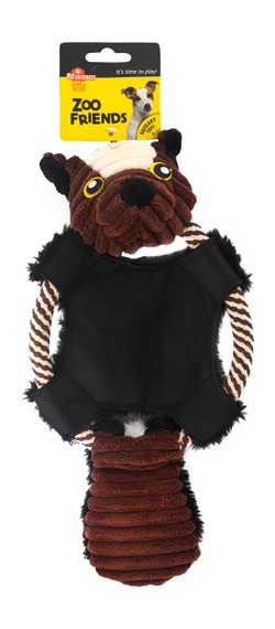 Pet Interest Zoo Friends Jiggly Puff Rabbit Coffee and Black