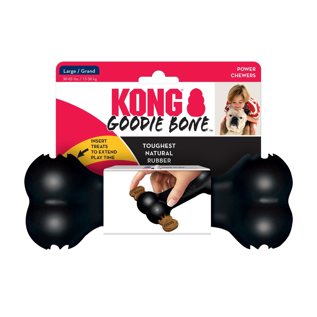 Kong Planet Goodie Bone Medium Black