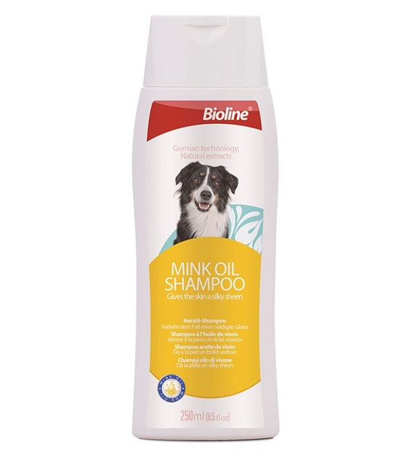 Bioline Mink Oil Shampoo for Cats &amp; Dogs 250ml