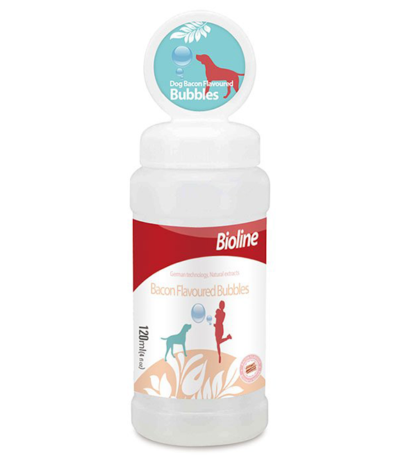 Bioline Dog Bubbles Bacon Flavoured 120ML