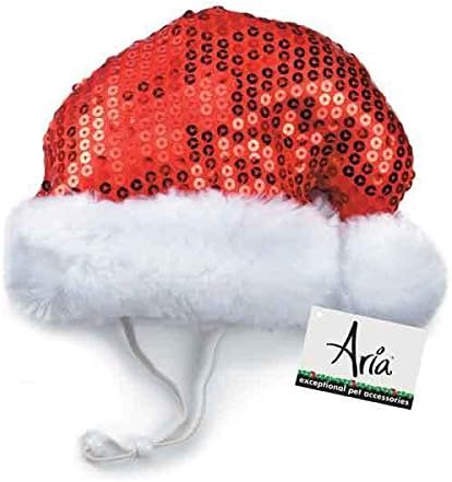 Aria Sequin Santa Hat