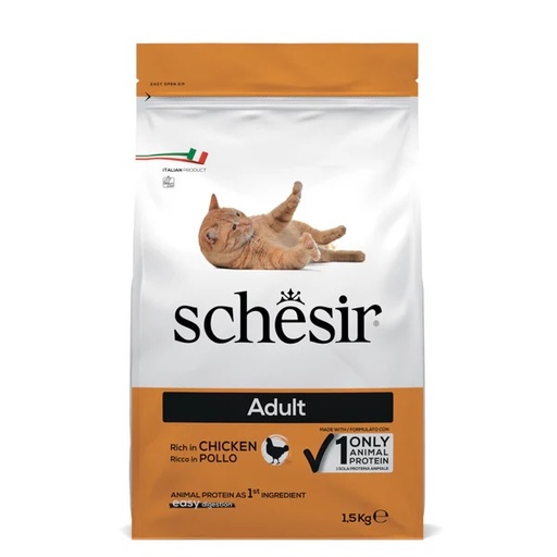 [8005852760524] Schesir Dry Line Single Animal Protein with Chicken Adult Formula (1.5 kg)