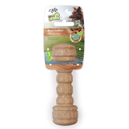 All For Paws Wild & Nature Wood Dumbell