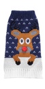 Pets.Love.Earth Cute Deer Sweater - Blue