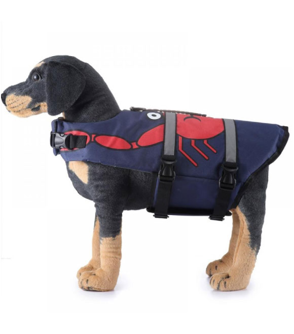 Crab Pet Swim Vest - Pets.Love.Earth Life Jacket