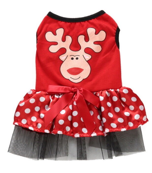 Pets.Love.Earth Christmas Elk Skirt