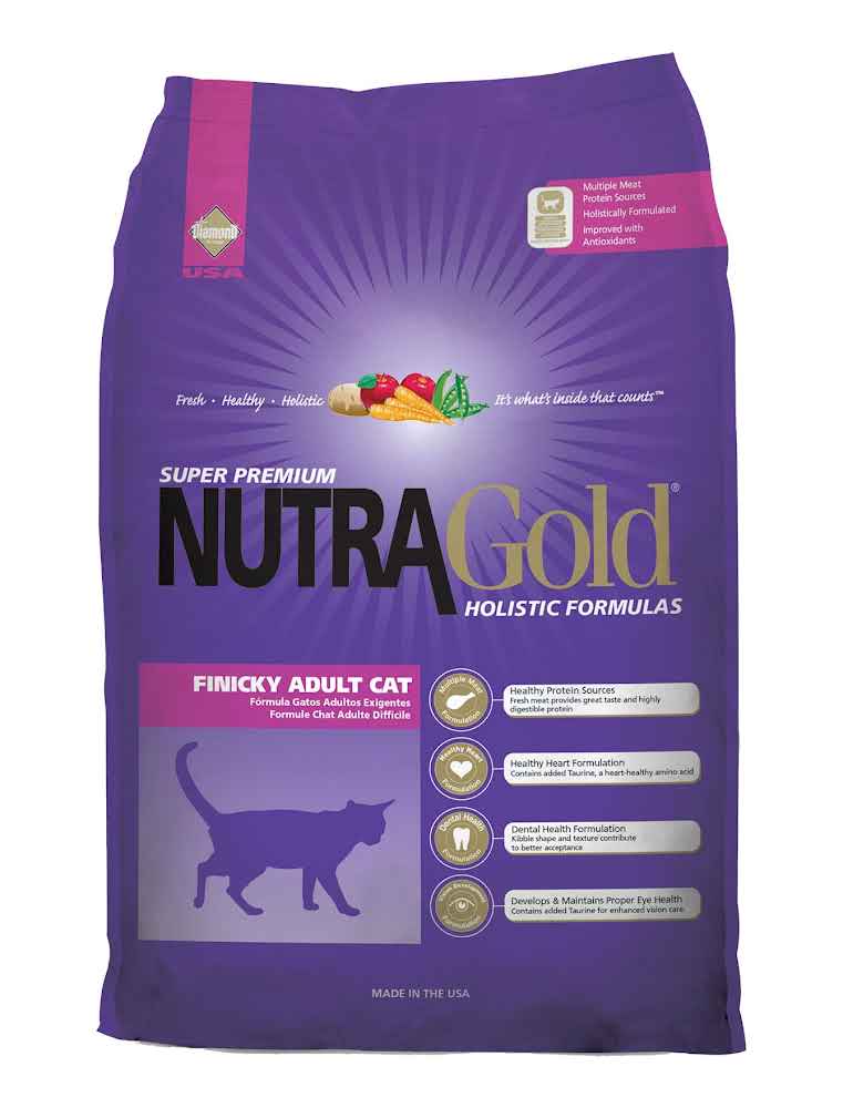 Nutra Gold Holistic Formulas For  Finicky Adult Cat