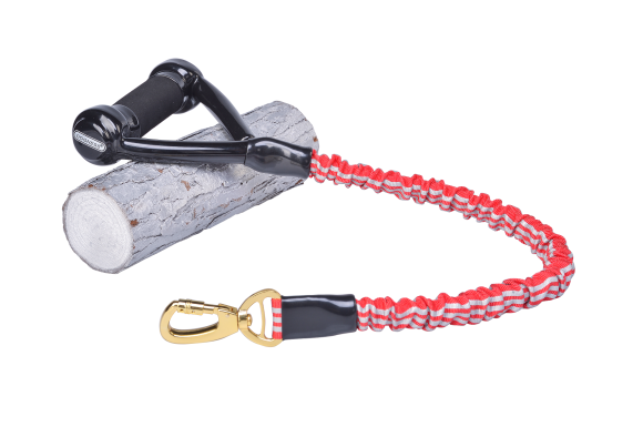 Dogness Anti Shock Elastick Leash Red