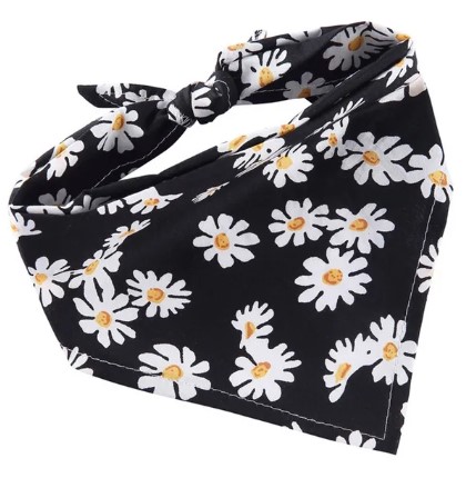 Pets.Love.Earth Flower Pattern Pet Bandana