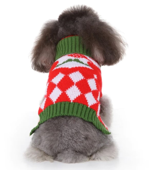 Pets.Love.Earth Colorful Elk Sweater