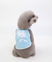 Pets.Love.Earth Hat &amp; Mustache Tank-Top Light Blue