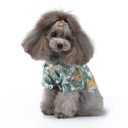 Pets.Love.Earth Hawaiian Summer Shirt White
