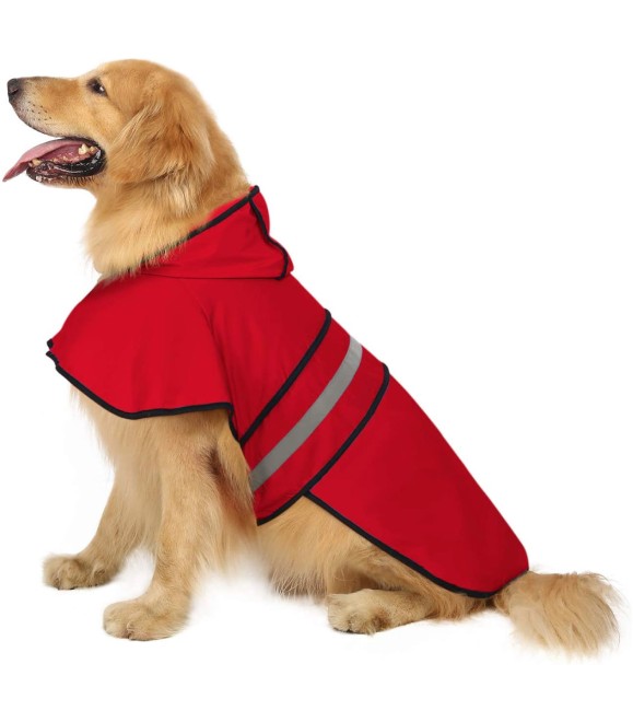 Pets.Love.Earth Lightweight Reflective Raincoat