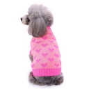 Pets.Love.Earth Love Sweater Pink with Pink Hearts