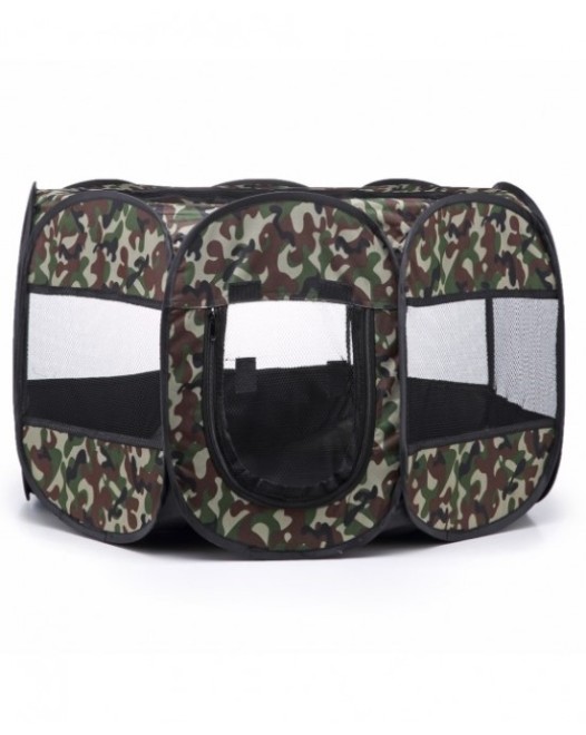 Pets.Love.Earth Portable Foldable Pet Playpen Camouflage