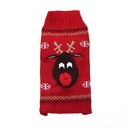 Pets.Love.Earth Reindeer Sweater Red