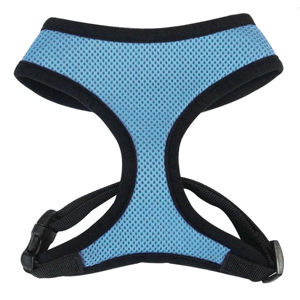 Casual Canine Pastel Mesh Harness blue