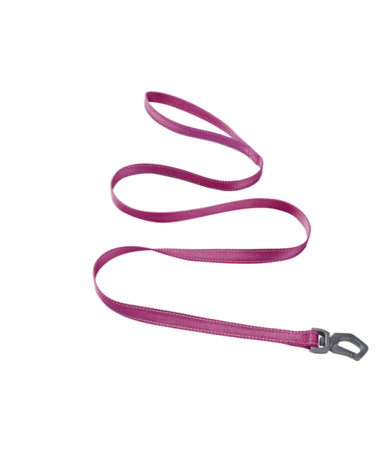 Dogness Challenger Herringbone Webbing Leash Purple