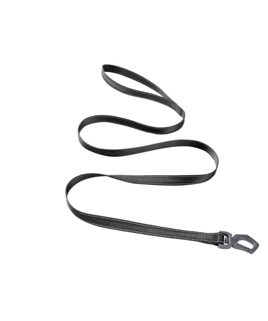 Dogness Challenger Herringbone Webbing Leash Black
