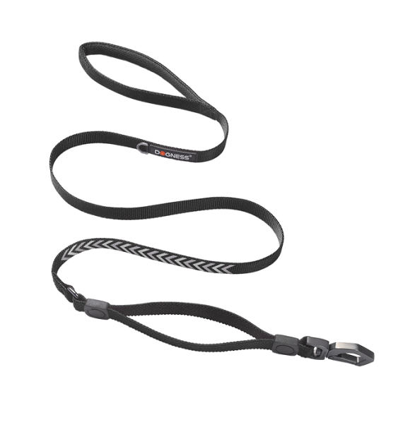 Dogness Reflective Leash Black