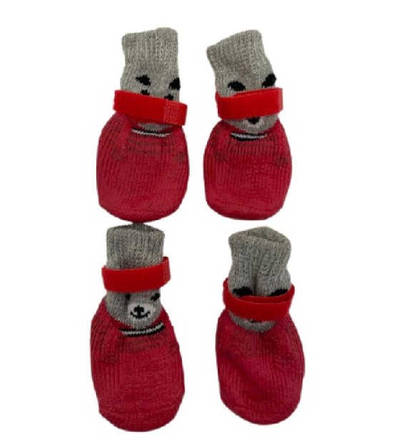 Pets.Love.Earth Dog Waterproof Socks Red