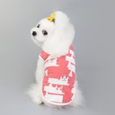 Pets.Love.Earth Cartoon Cat Vest Pink