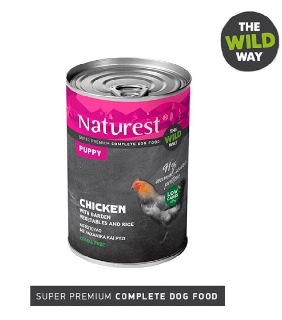 Pet Interest Naturest The wild Way Chicken with Garden Vegetables For Puppy