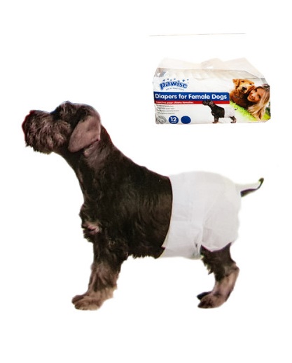 Pawise Disposable Diapers For Female Dogs