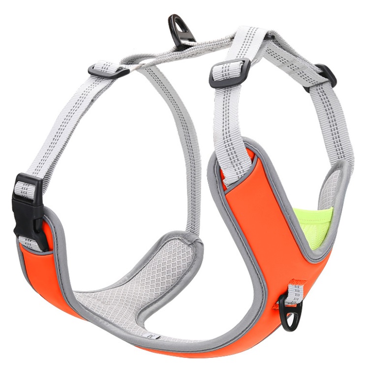 Pet Interest Go Get Soft V Chest Harness Orange