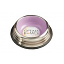 Optima Bowls Premium No-tip, Lined Platinum Pet Bowl Lavender