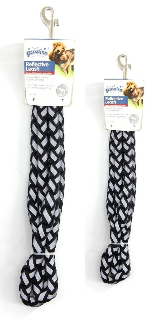 Pawise Dog Reflective Leash Black