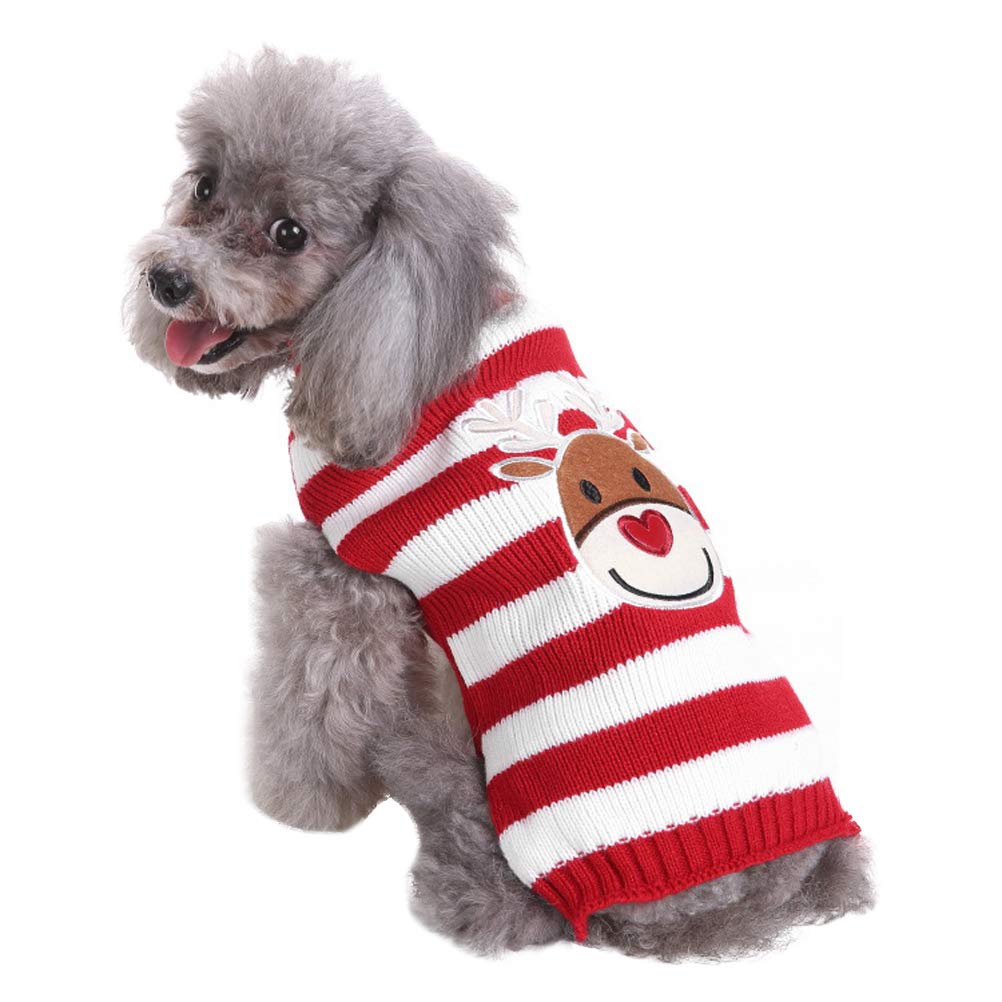 Pets.Love.Earth Pets.Love.Earth Reindeer Sweater Red