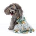 Pets.Love.Earth Summer Dress White and Green