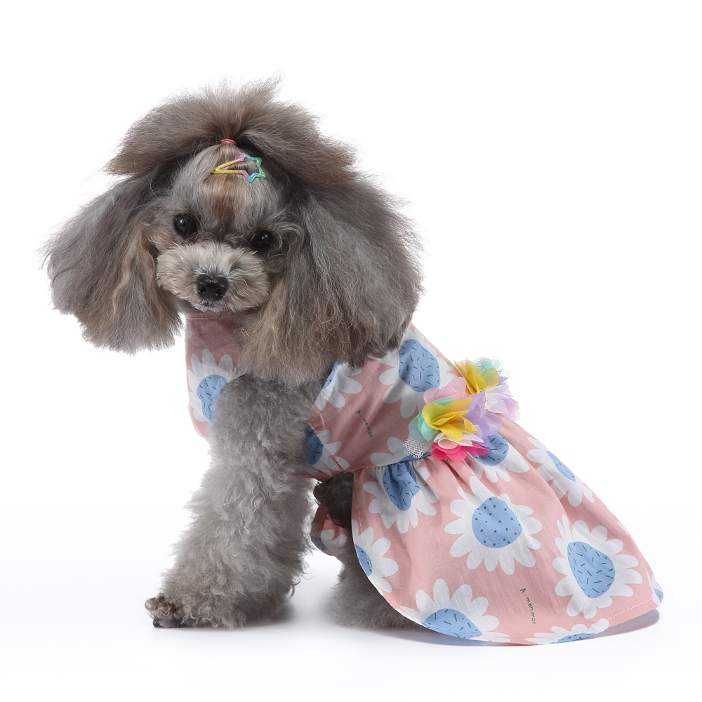 Pets.Love.Earth Summer Dress Pink and White