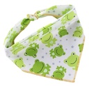 Pets.Love.Earth Frog Pattern Pet Bandana