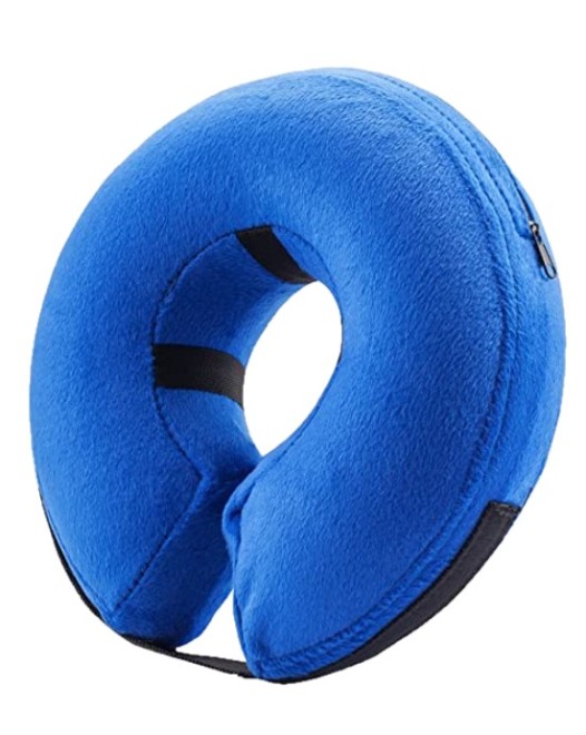 Pets.Love.Earth Inflatable Protective E-Collar - Blue