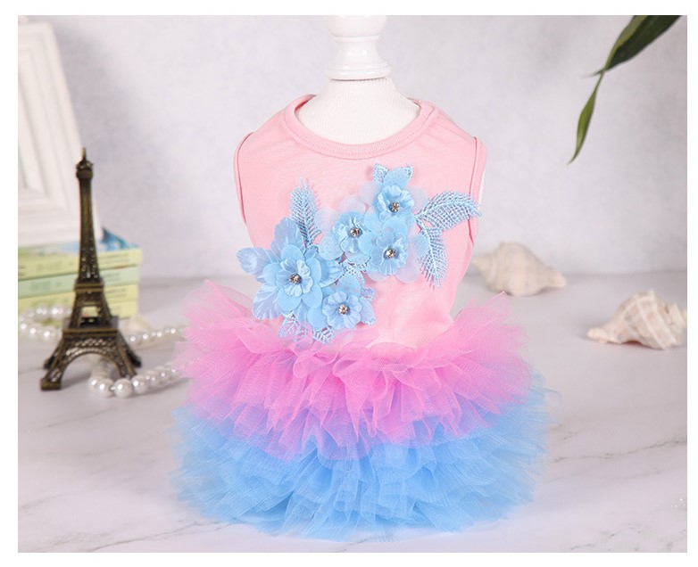 Pets.Love.Earth Tutu Pink and Blue