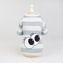 Pets.Love.Earth Google Eye Half Sleeve Light Blue