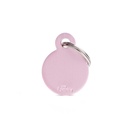 My Family Basic ID Tag -  Circle Pink
