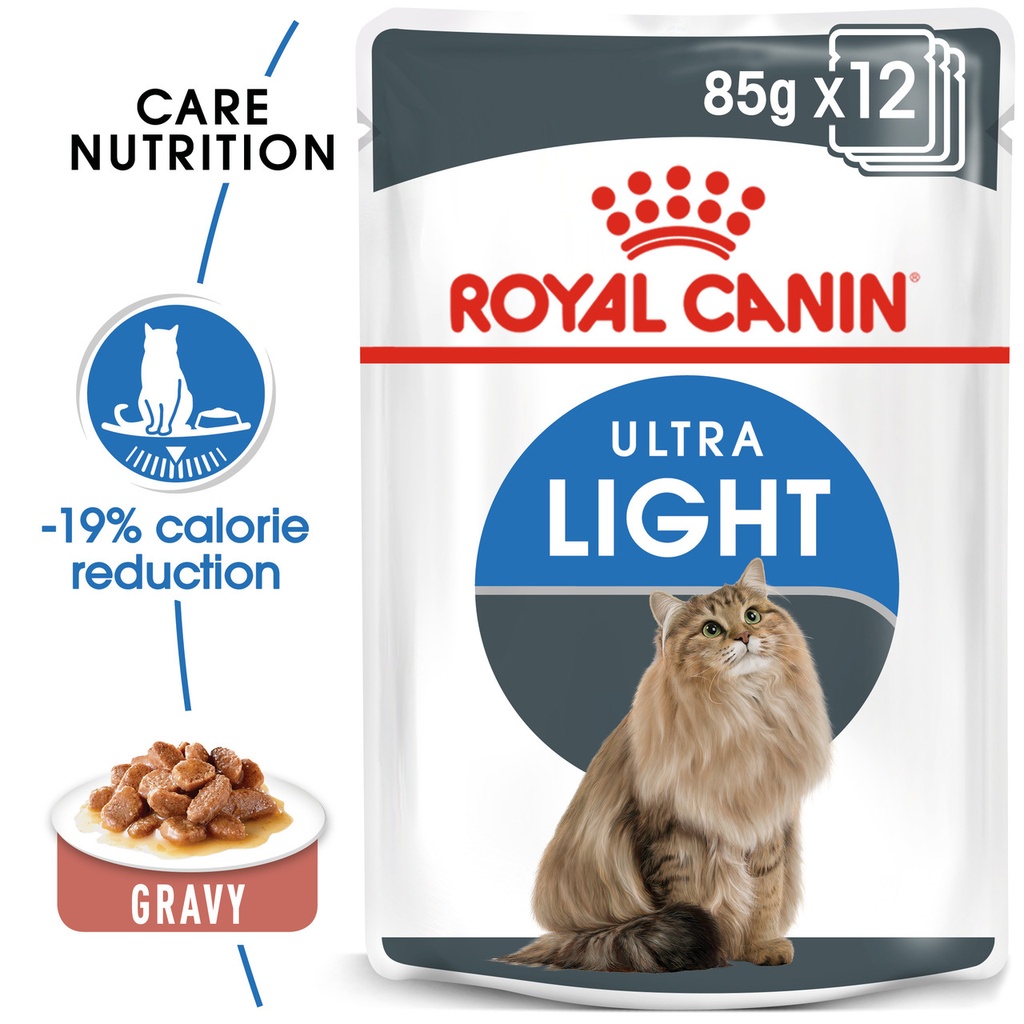 Royal Canin Pouch Light Weight Care Gravy Formula for Adult Cat