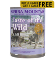 Taste of the Wild Sierra Mountain Canine with Lamb in Gravy
